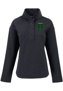 Cutter and Buck Austin FC Womens Black Hunts Point Qtr Zip