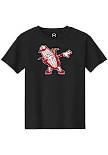 Summit Sportswear Nebraska Cornhuskers Toddler Black Team Corn Logo Short Sleeve T-Shirt