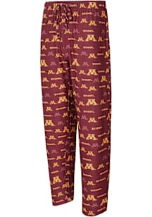 Concepts Sport Minnesota Golden Gophers Mens Maroon PRIMARY LOGO Boxer Shorts