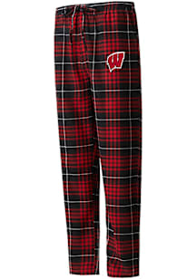 Concepts Sport Wisconsin Badgers Mens  PRIMARY LOGO Boxer Shorts