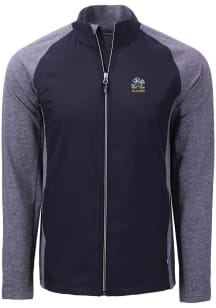 Cutter and Buck Notre Dame Fighting Irish Mens Navy Blue Alumni Adapt Eco Medium Weight Jacket