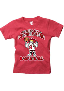 NEB Tdlr CARDINAL Arched Wordmark SS Tee M BBALL