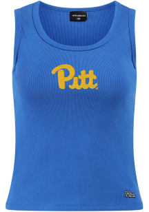 Womens Pitt Panthers Blue Hype and Vice MVP Tank Top