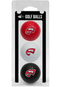 Western Kentucky Hilltoppers 3 Pack Golf Balls