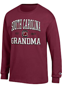 Champion South Carolina Gamecocks Red Est. Date Grandma Jersey Long Sleeve T Shirt