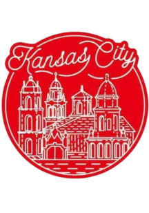 Kansas City Red Plaza Magnet