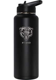 Chicago Bears Dad 34oz Stainless Steel Bottle - Black