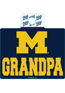 Michigan Wolverines Blue Souvenir Graphic Stickers