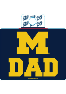 Michigan Wolverines Blue Souvenir Design Stickers