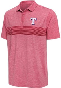 Antigua Texas Rangers Mens Red Dashing Short Sleeve Polo