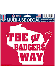Wisconsin Badgers  Auto Decal -