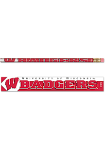 Wisconsin Badgers 6 pack Pencil