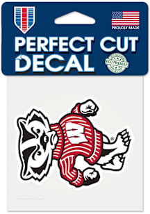 Wisconsin Badgers  Auto Decal -