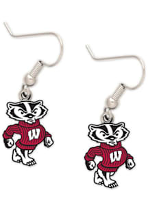 Wisconsin Badgers  Womens Earrings