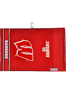 Wisconsin Badgers JACQUARD  Golf Towel