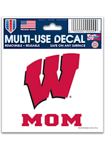 Wisconsin Badgers  Auto Static Cling Decal -