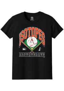 Summit Sportswear Albuquerque Isotopes Youth Black Homefield Short Sleeve T-Shirt