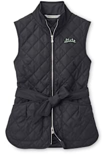 Michigan State Spartans Womens Black Scout Diamond Quilted Vest