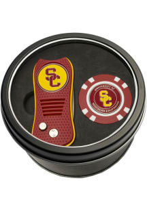 Cardinal USC Trojans Switchblade Golf Chip Golf Gift Set