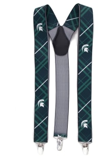 Suspenders Michigan State Spartans Mens Tie - Green