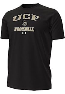 Under Armour UCF Knights Black Football Performance Short Sleeve T Shirt
