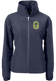 Cutter and Buck Nashville SC Womens Navy Blue Charter Eco Light Weight Jacket