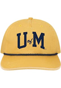 Michigan Wolverines Yellow U of M Skully Adjustable Hat