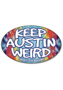 Austin Keep Austin Weird Tie Dye Magnet