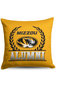 Missouri Tigers Alumni 18x18 Throw Pillow - Gold
