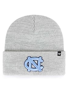 47 North Carolina Tar Heels Ash Brain Freeze Mens Knit Hat