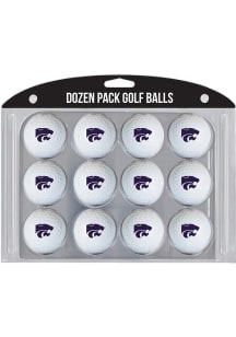 White K-State Wildcats Dozen Pack Golf Balls