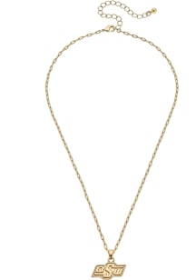 Oklahoma State Cowboys Matte Logo Necklace