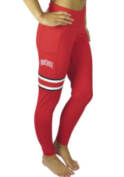 Ohio State Buckeyes Womens Red Stripe Pants