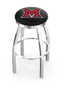 Miami RedHawks Chrome Pub Stool -
