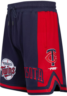 Pro Standard Minnesota Twins Mens Navy Blue Retro Classic Shorts