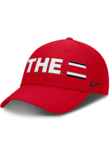 Nike Red Ohio State Buckeyes THE Structured Club Cap Adjustable Hat