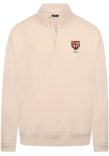 Levelwear Detroit Tigers Mens Tan Murray Core Long Sleeve Qtr Zip Pullover