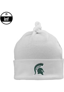 LogoFit Michigan State Spartans Mya Baby Knit Hat - White