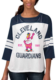 Cleveland Guardians Womens First Team Fashion Baseball Jersey - Navy Blue