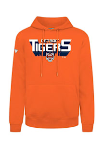 Levelwear Detroit Tigers Mens Orange Podium Retro 3D Long Sleeve Hoodie