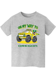 Youth Oregon Ducks Grey Vive La Fete On My Way Short Sleeve T-Shirt