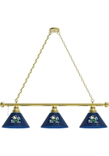 Notre Dame Fighting Irish Mascot 3 Shade Gold Billiard Lamp