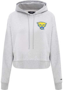 Womens Pitt Panthers Grey Pro Standard Classic Hooded Sweatshirt