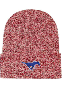 LogoFit SMU Mustangs Red Bueller Mens Knit Hat