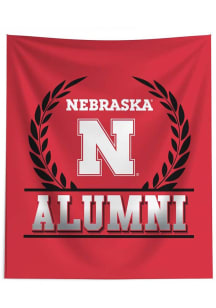 Red Nebraska Cornhuskers Alumni 50x60 Tapestry Blanket