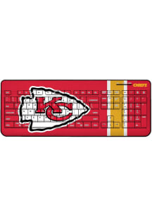 Kansas City Chiefs Stripe Wireless Keyboard Computer Accessory