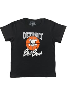 Detroit Pistons Toddler Black Bad Boys Short Sleeve T-Shirt