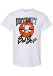 White Detroit Bad Boys The Original Basic Short Sleeve T Shirt