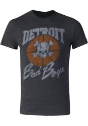 Black Detroit Bad Boys Short Sleeve Fashion T Shirt