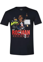 Dennis Rodman Black Detroit Bad Boys Dennis The Worm Rodman Short Sleeve Fashion Player T Shirt